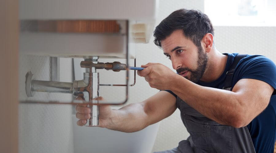 Hot water issue at sink in Winslow, IN